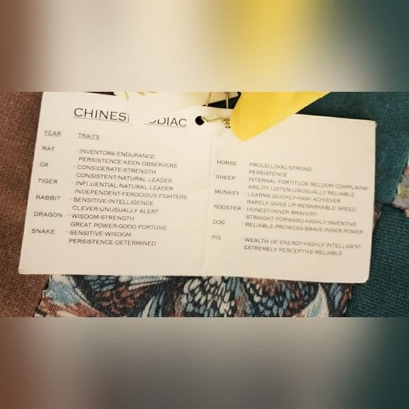 PUP/ DOG by CARLTON CARDS FENG SHUI CHINESE ZODIAC Ceramic w/Booklet - Picture 7 of 11